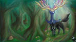 The Mystical Xerneas by GhostNinja1373