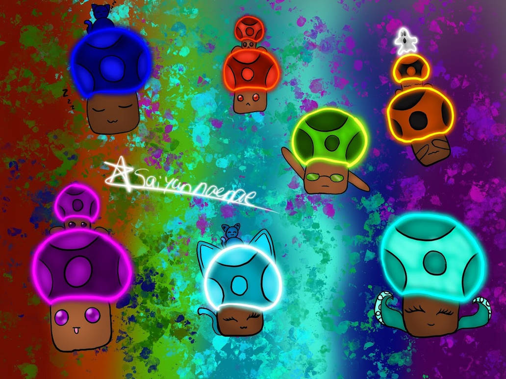 Mushroom rave by Saiyannaenae on DeviantArt