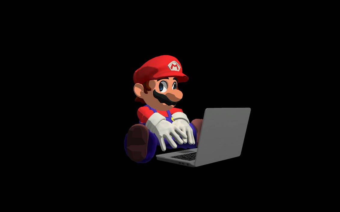 Mario new computer by lucasvicentedasilva on DeviantArt