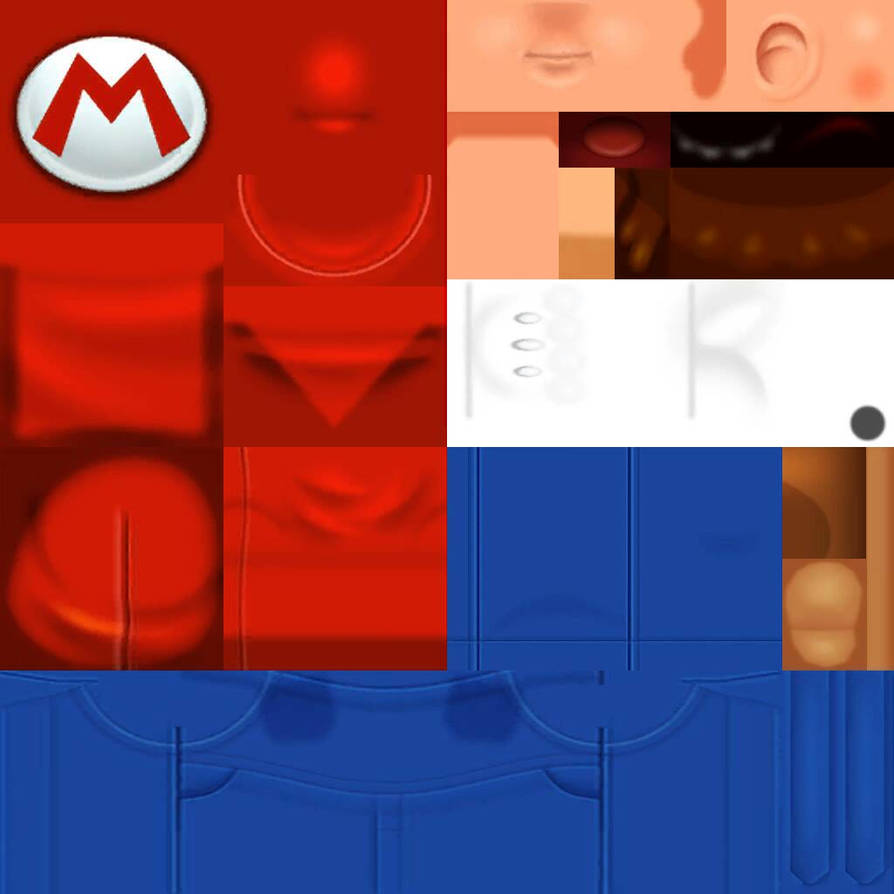 Mario Body Texture Mario body by lucasvicentedasilva on DeviantArt