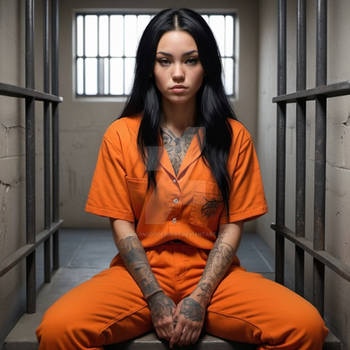 Inmate Rutilio Inmate in orange and white by PrisonGoddessArt on DeviantArt