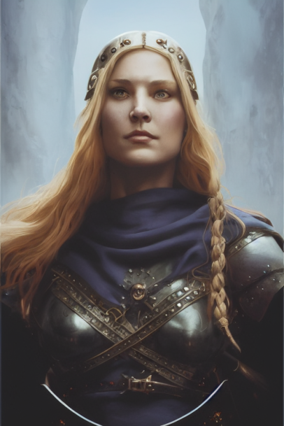 Vikings : Lagherta the shield maiden by fredrickruntu on DeviantArt