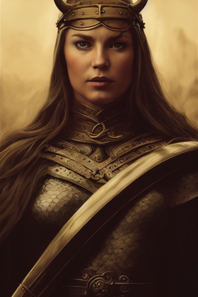 Viking Shield Maiden by Druna0156 on DeviantArt