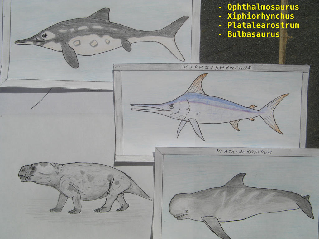 Bulbasaurus phylloxyron and random animals by RaptorGorilla on DeviantArt