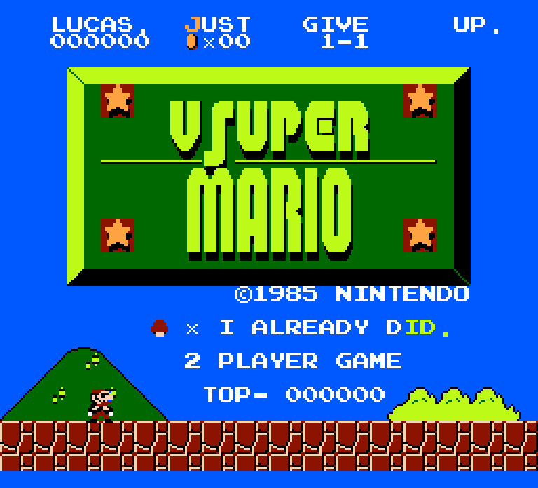 Mario95 VSuper Mario - If I made Mario '85 (1/?) by FabianaStar06 on DeviantArt