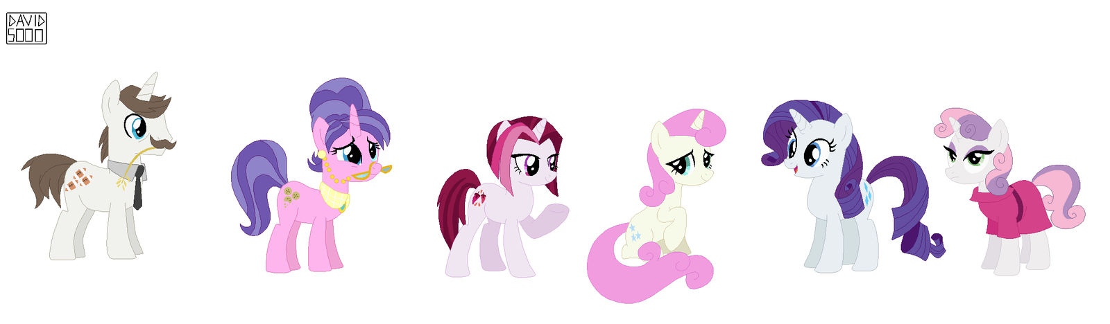 Mlp Rarity's Family Pinkieverse AU Rarity's Family by XxDavid5000xX on DeviantArt