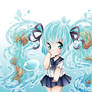 Vocaloid - Miku and Goldfish