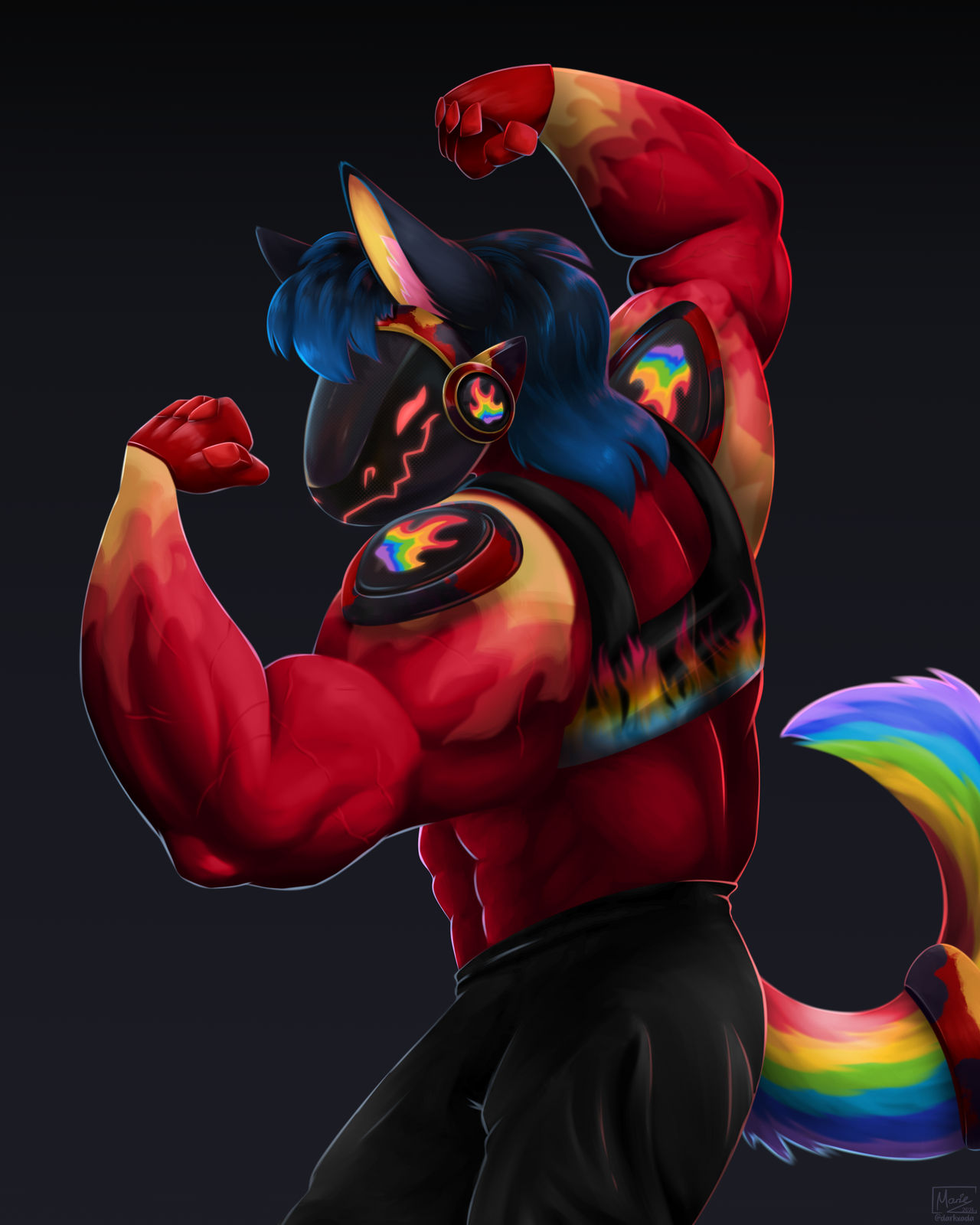 Protogen Eight Protogen - Commission by Darkxada on DeviantArt