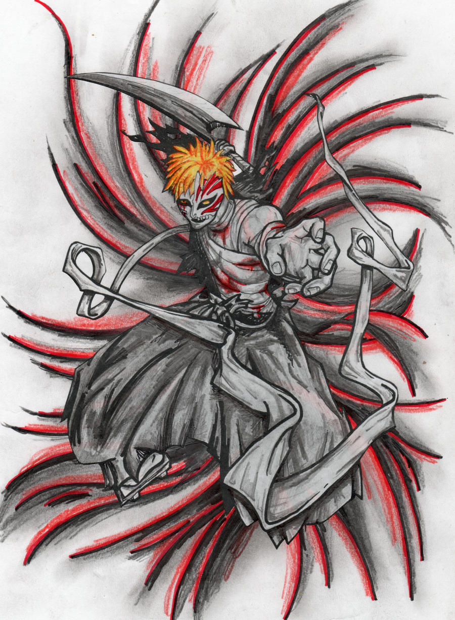 Ичиго Куросаки тату