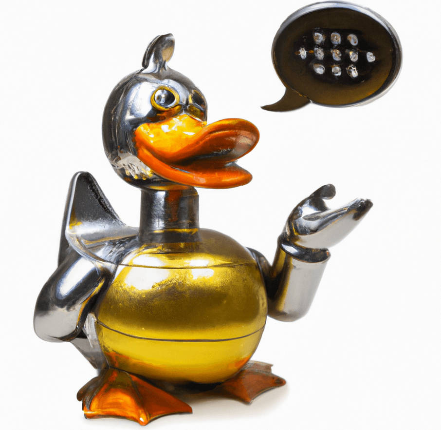 Dalle-duck-robot by AnnieandroTheKitten on DeviantArt