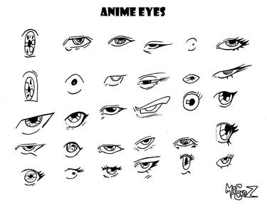 Eyes manga/anime (ojos anime/manga) by New-Magnoz on DeviantArt