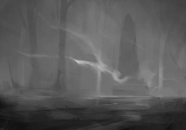 Random landscape sketch