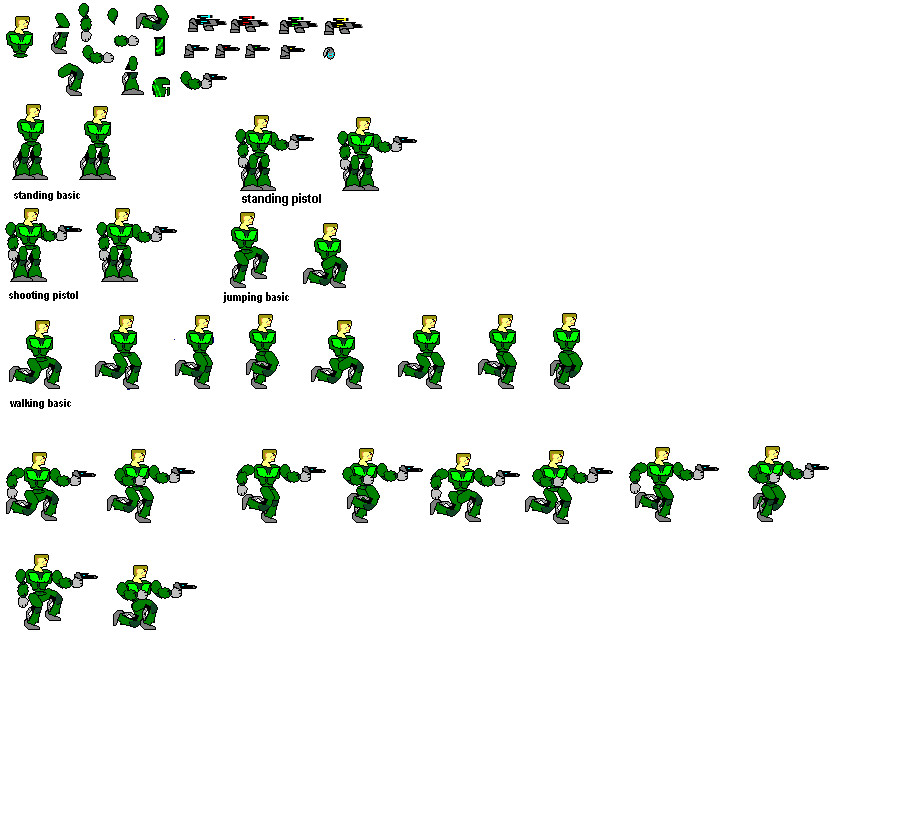 Commando sprite sheet full