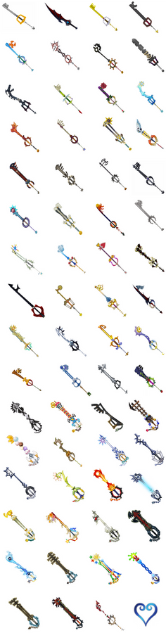 Keyblades Wallpaper