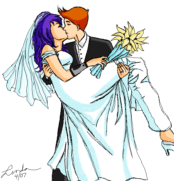 Fry x Leela Wedding FLUFF