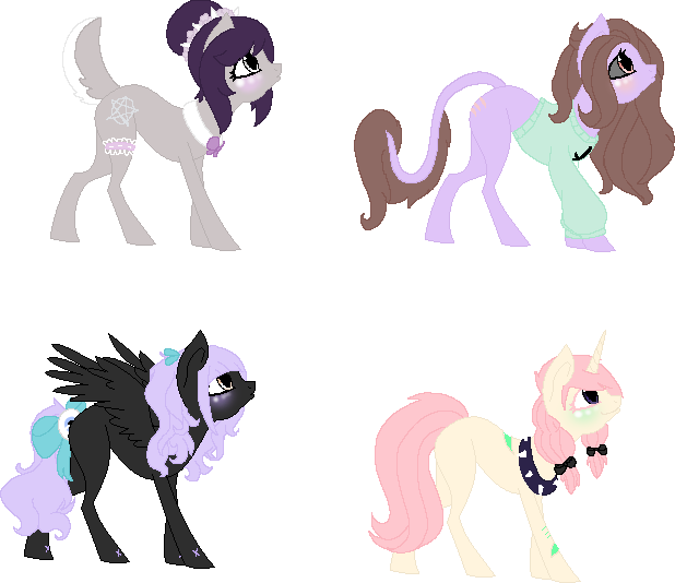 Pastel Goth/ Soft Grunge Pony Adopts CLOSED