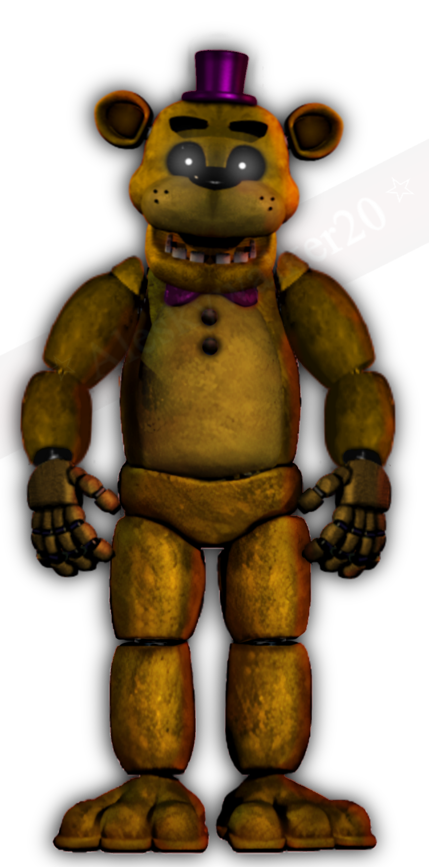 UCN Fredbear by Dumbthotticus2468 on DeviantArt