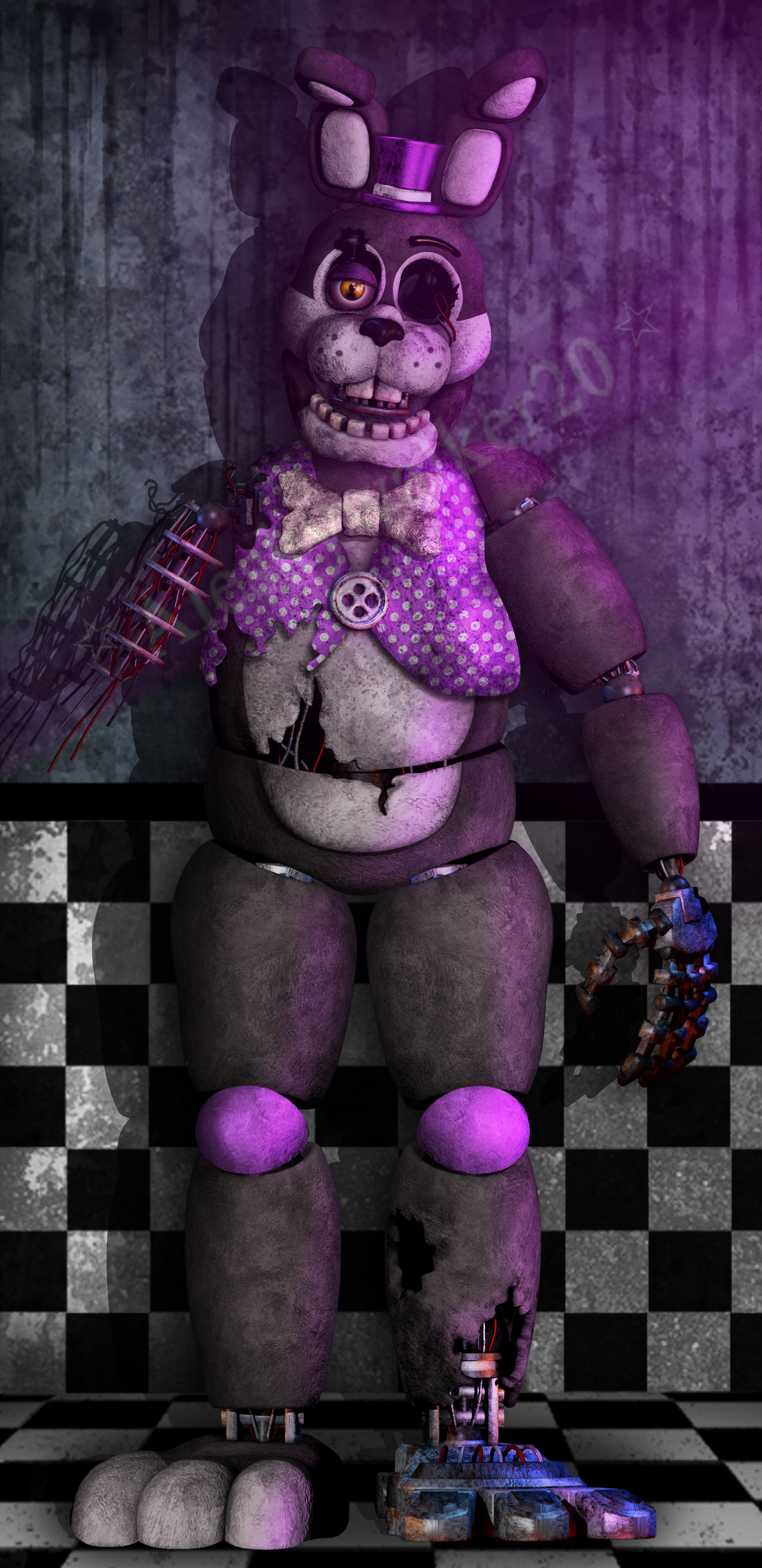 Fnaf 2 Rabbit FNaF 2|Withered Ale the magician rabbit by aleskywalker20 on DeviantArt