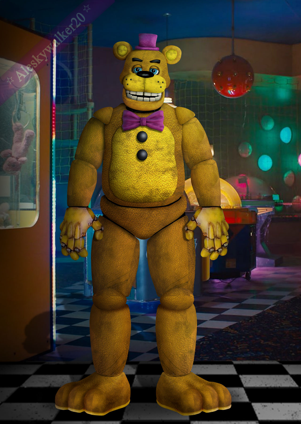 FNaF movie| Fredbear (The Golden Bear) by aleskywalker20 on DeviantArt