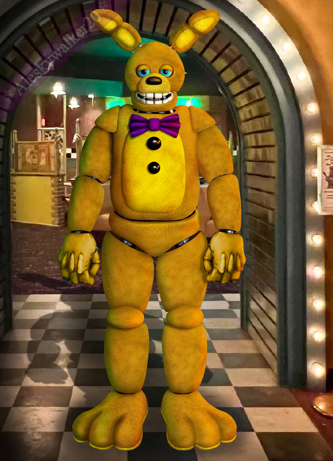 FNaF Movie| The Yellow rabbit (Fixed) by aleskywalker20 on DeviantArt