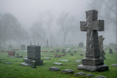 Bad Willow Cemetery Stock
