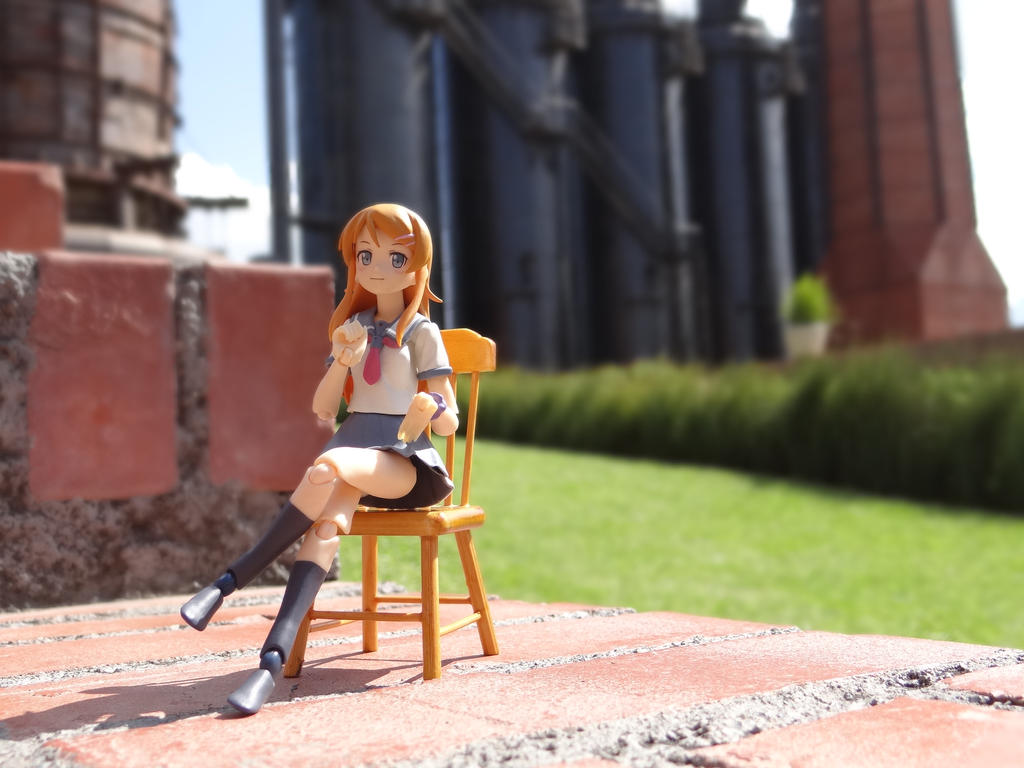 kirino on a chair