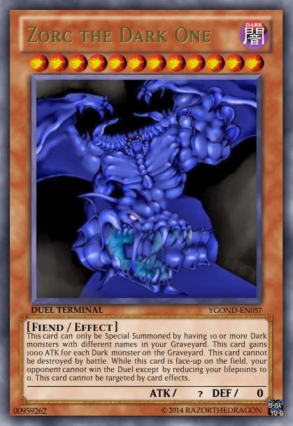 yugioh zorc the dark one card Master | Yu-Gi-Oh! Wiki All cards will be carefully packed for safe transit Zorc Necrophades | Omniversal Battlefield