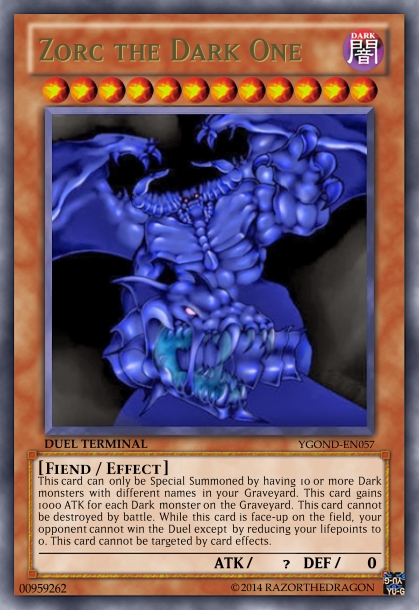 Zorc the Dark One by RazorTheDragon on DeviantArt Zorc the Dark One by RazorTheDragon on DeviantArt