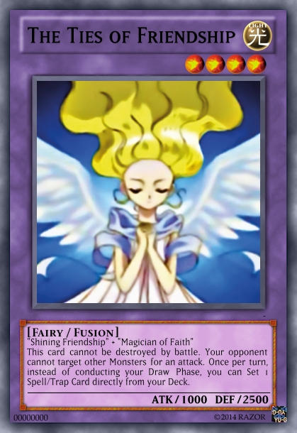 ties of friendship yugioh card Yu-Gi-Oh! Wiki