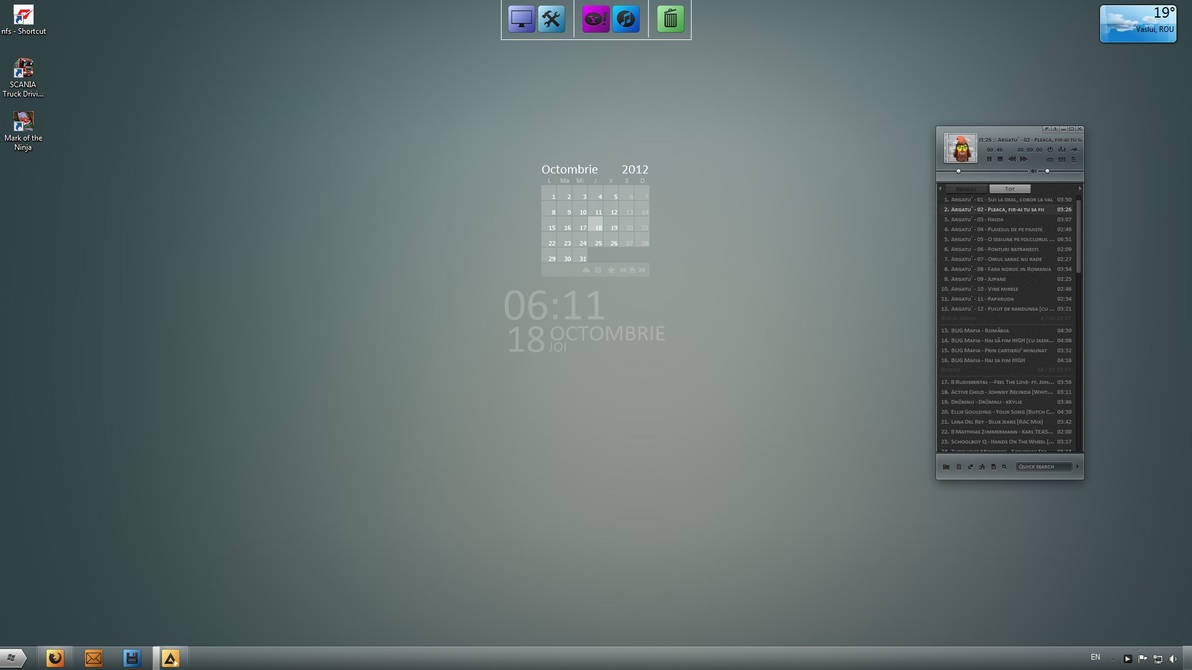 Windows 7 Taskbar Deviantart desktop win7 by pentalik on DeviantArt