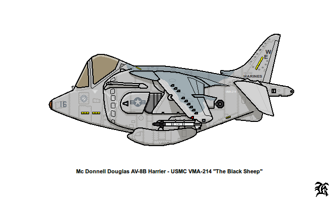 AV-8B Harrier VMA-214