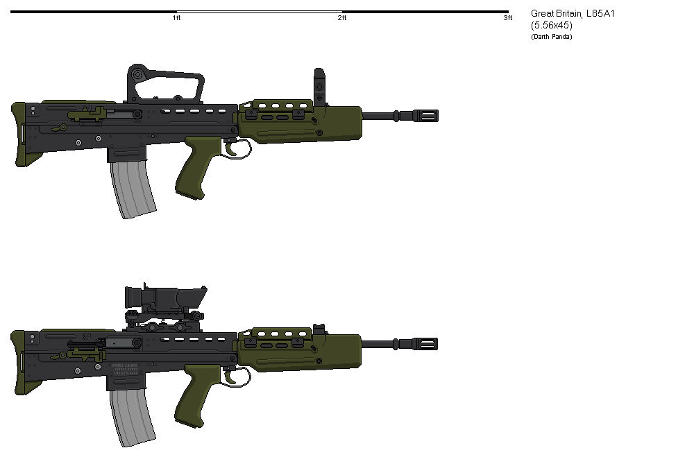 Sa80 Rifle Poster Gunbucket SA80 by darthpandanl on DeviantArt