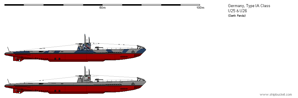 German U-boat Type IA