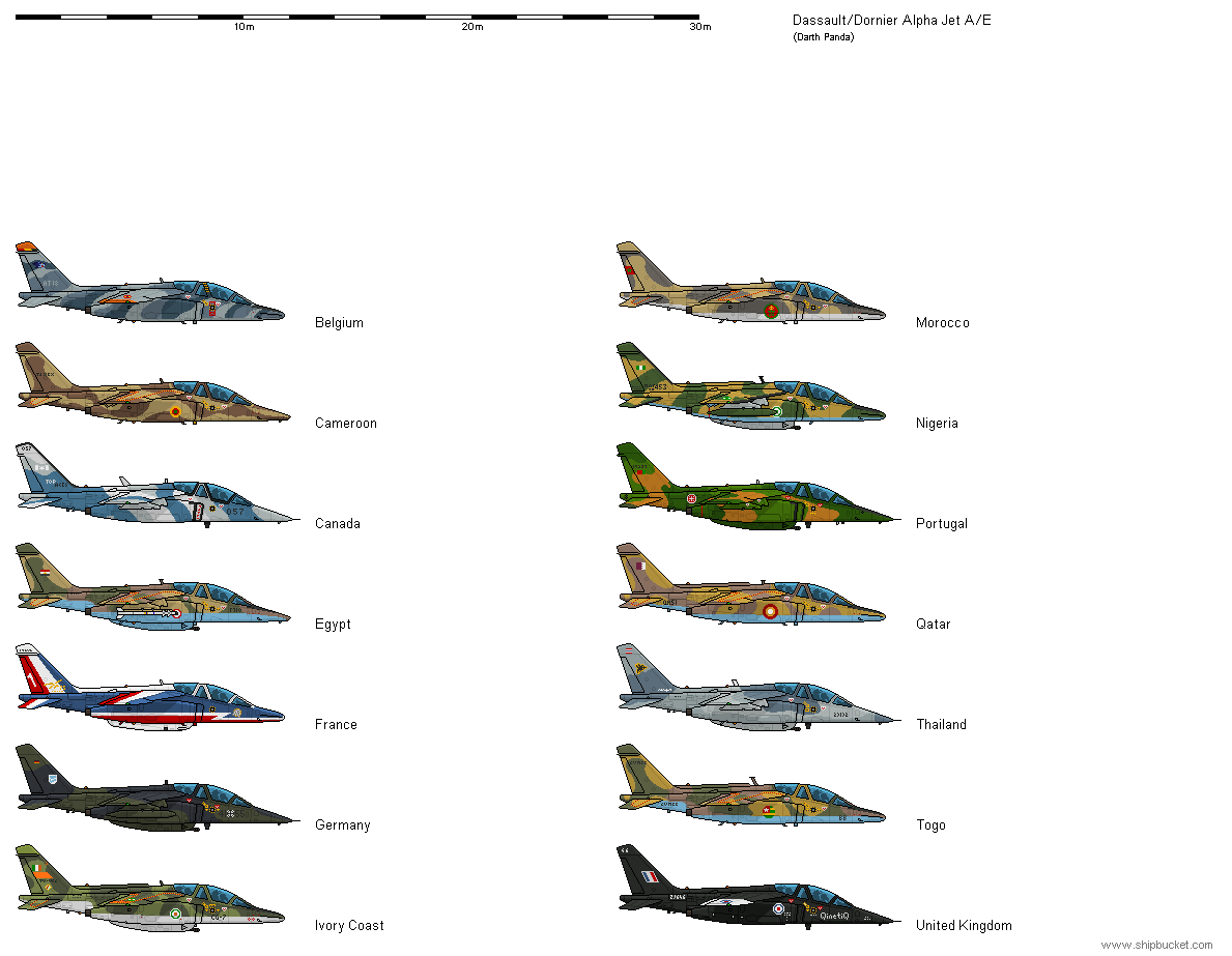 Dassault Dornier Alpha Jet Operators