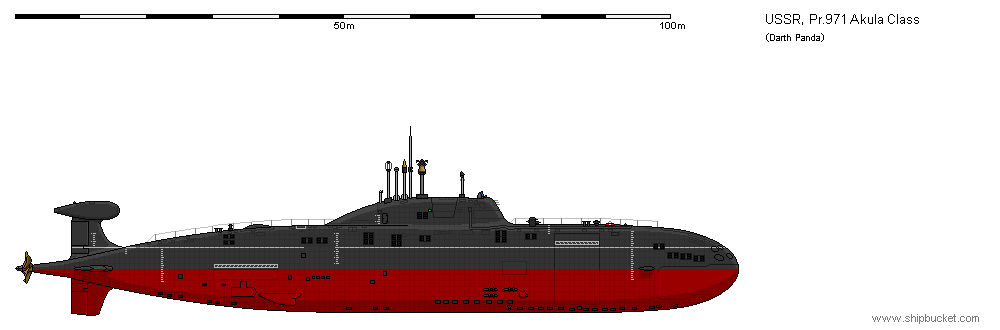 Project 971 Akula Class Submarine by darthpandanl on DeviantArt