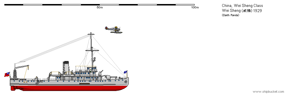 Chinese Seaplane Tender Wei Sheng 1929 by darthpandanl on DeviantArt