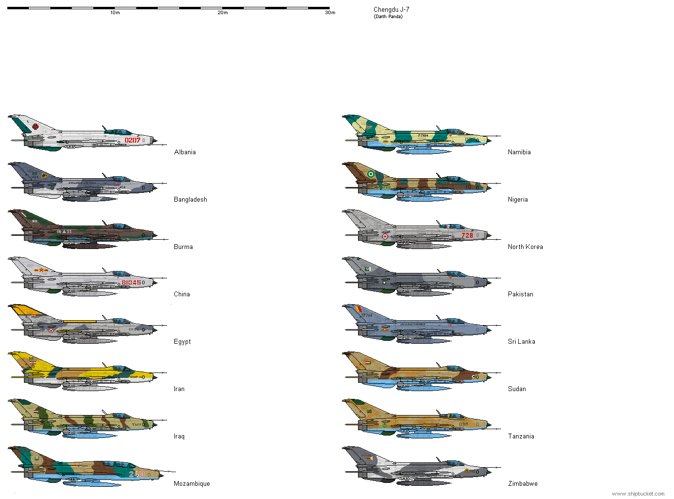 Chengdu J-7 Operators By Darthpandanl On Deviantart
