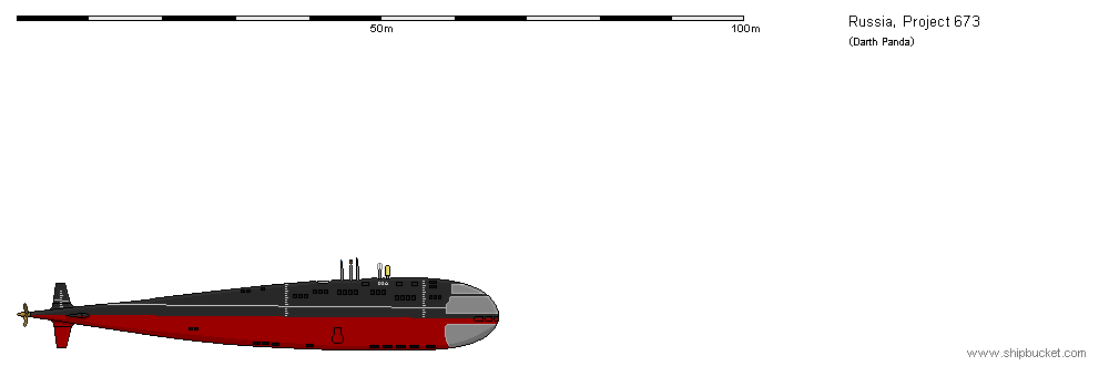 Soviet Project 673 submarine by darthpandanl on DeviantArt