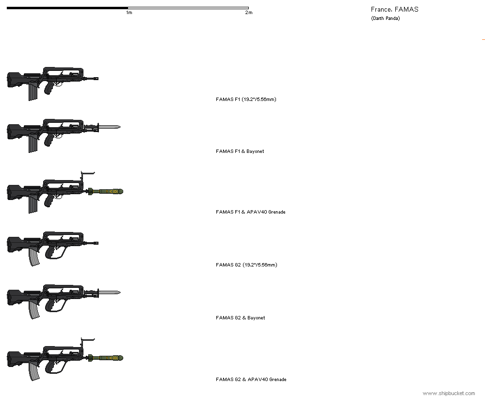 Weaponbucket - FAMAS by darthpandanl on DeviantArt