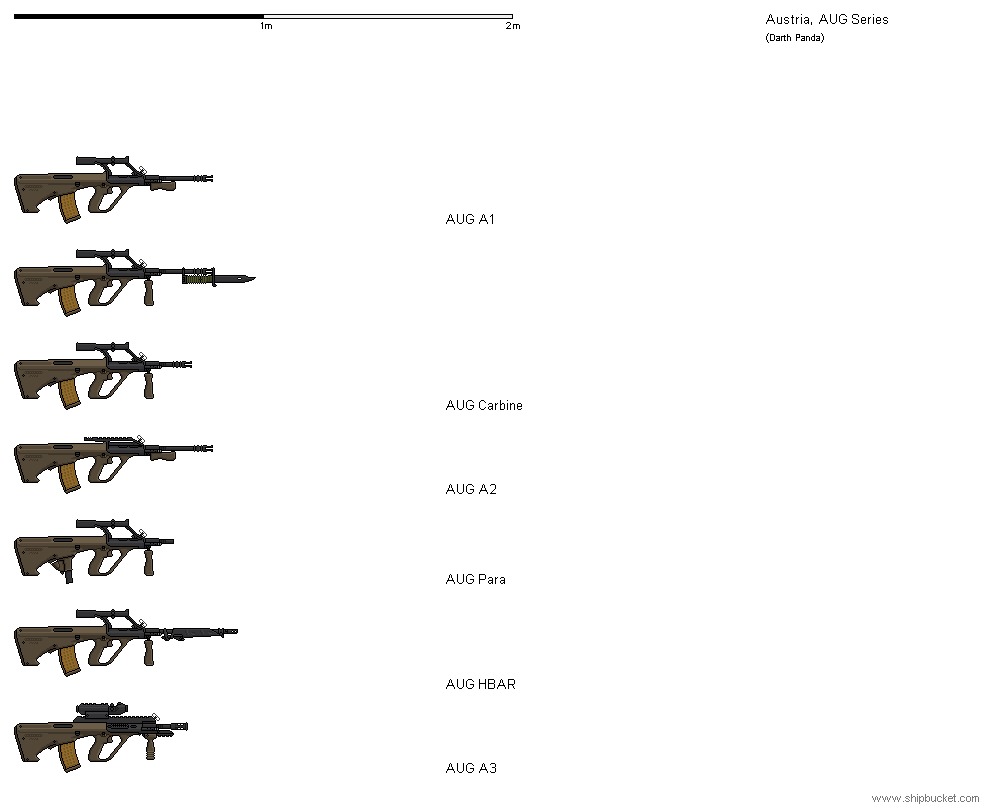 Weaponbucket AUG series by darthpandanl on DeviantArt
