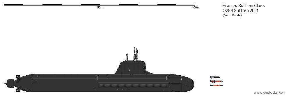 Q284 Suffren Nuclear Submarine