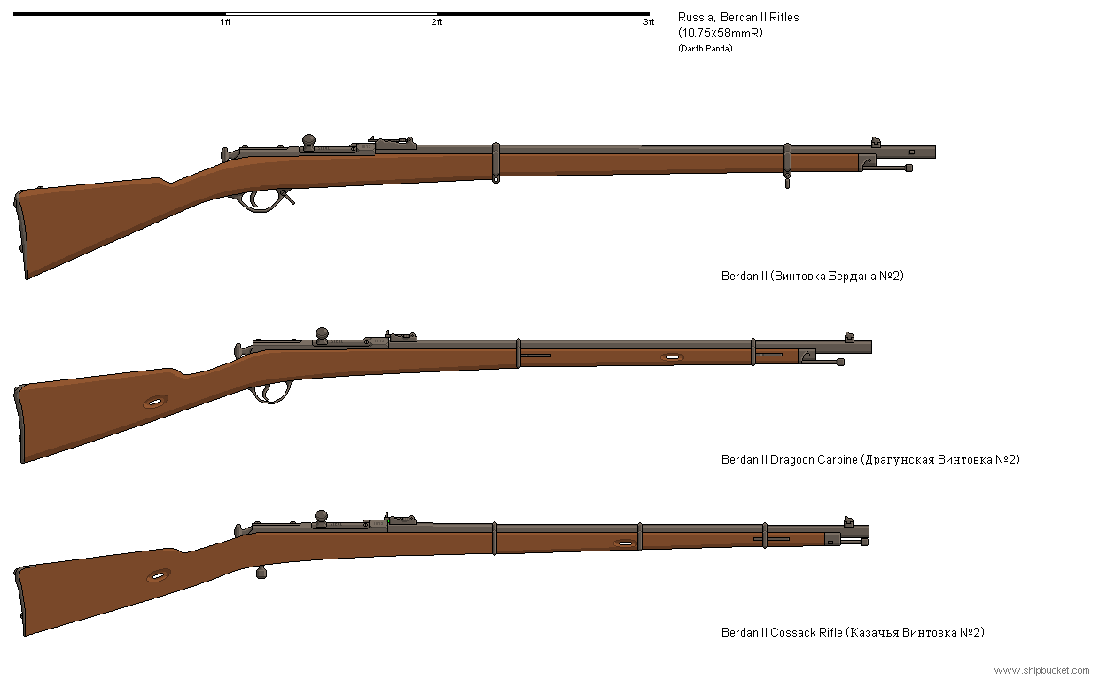 Gunbucket - Berdan II Rifles by darthpandanl on DeviantArt