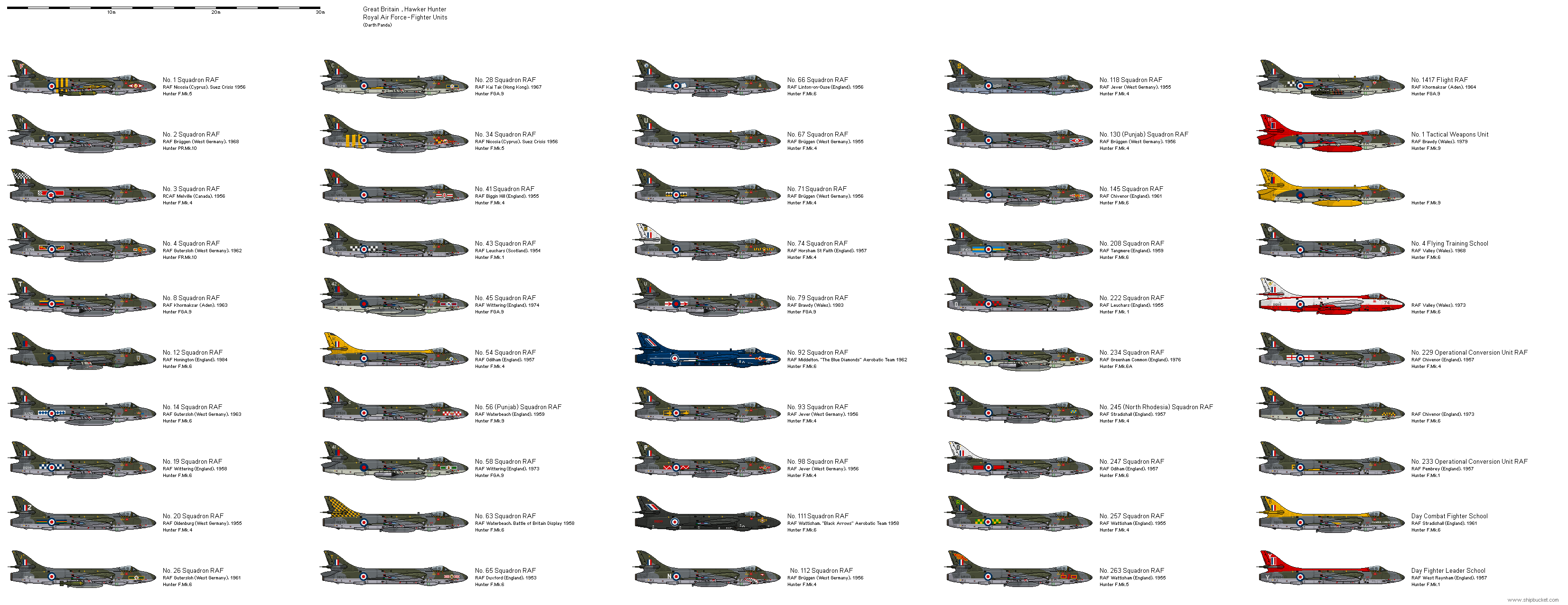 Raf Triangle Hawker Hunter - RAF Fighter Units by darthpandanl on DeviantArt