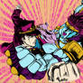 Jotaro and Star Platinum