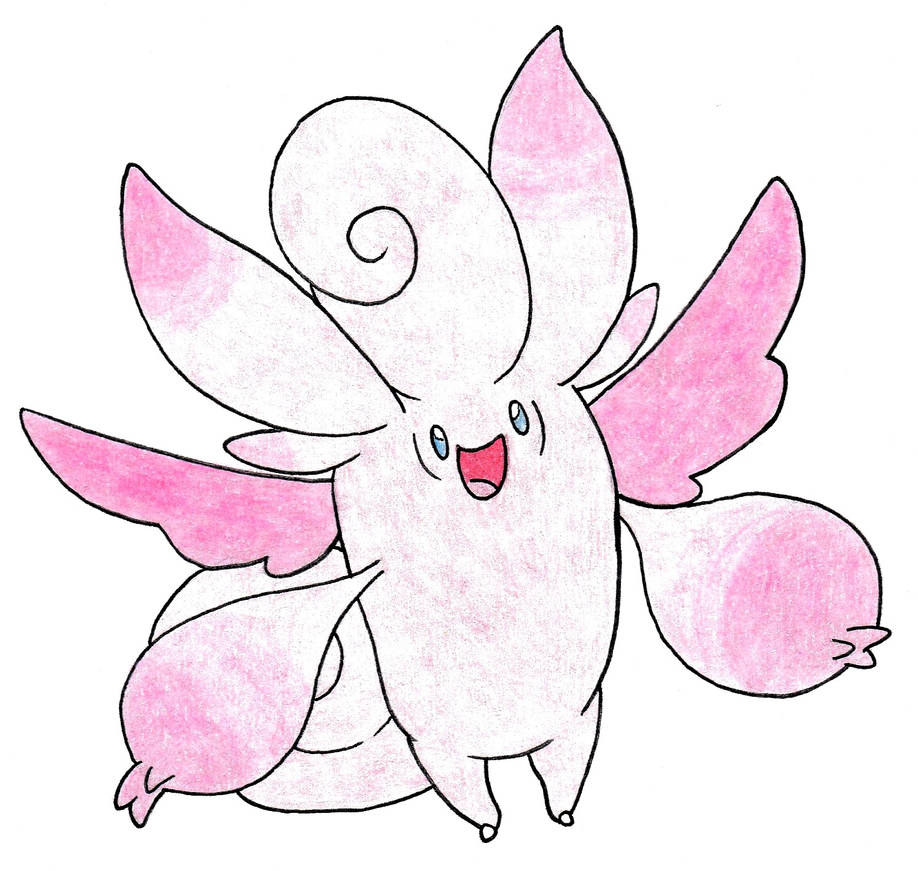 Mega clefable commission by FrozenFeather on DeviantArt