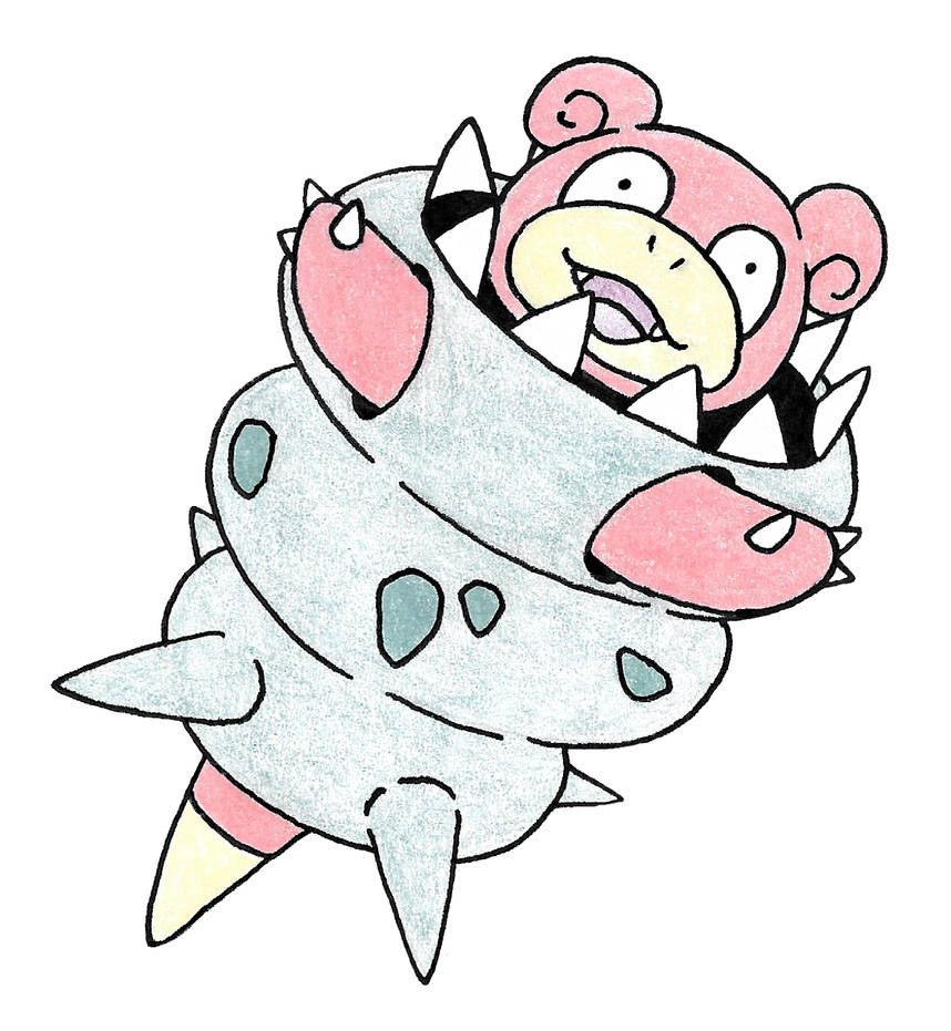 Mega Slowbro (or rather, Mega Shellder) by FrozenFeather on DeviantArt
