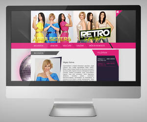 Retro Sisters webdesign