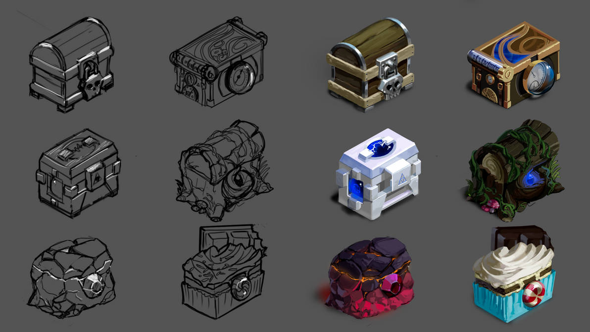 Chests by brunochiocki on DeviantArt