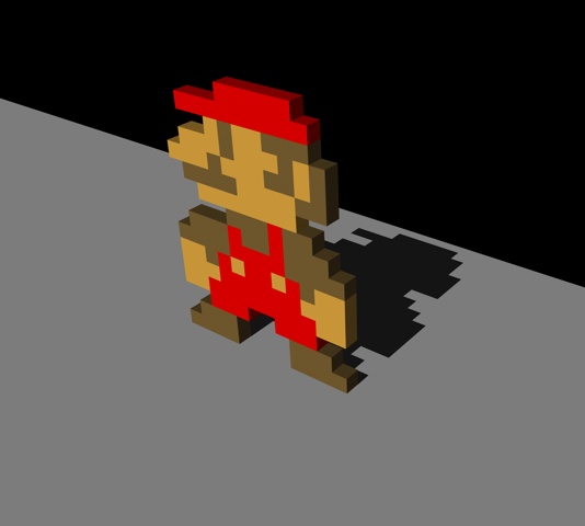 Nes Mario in 3D