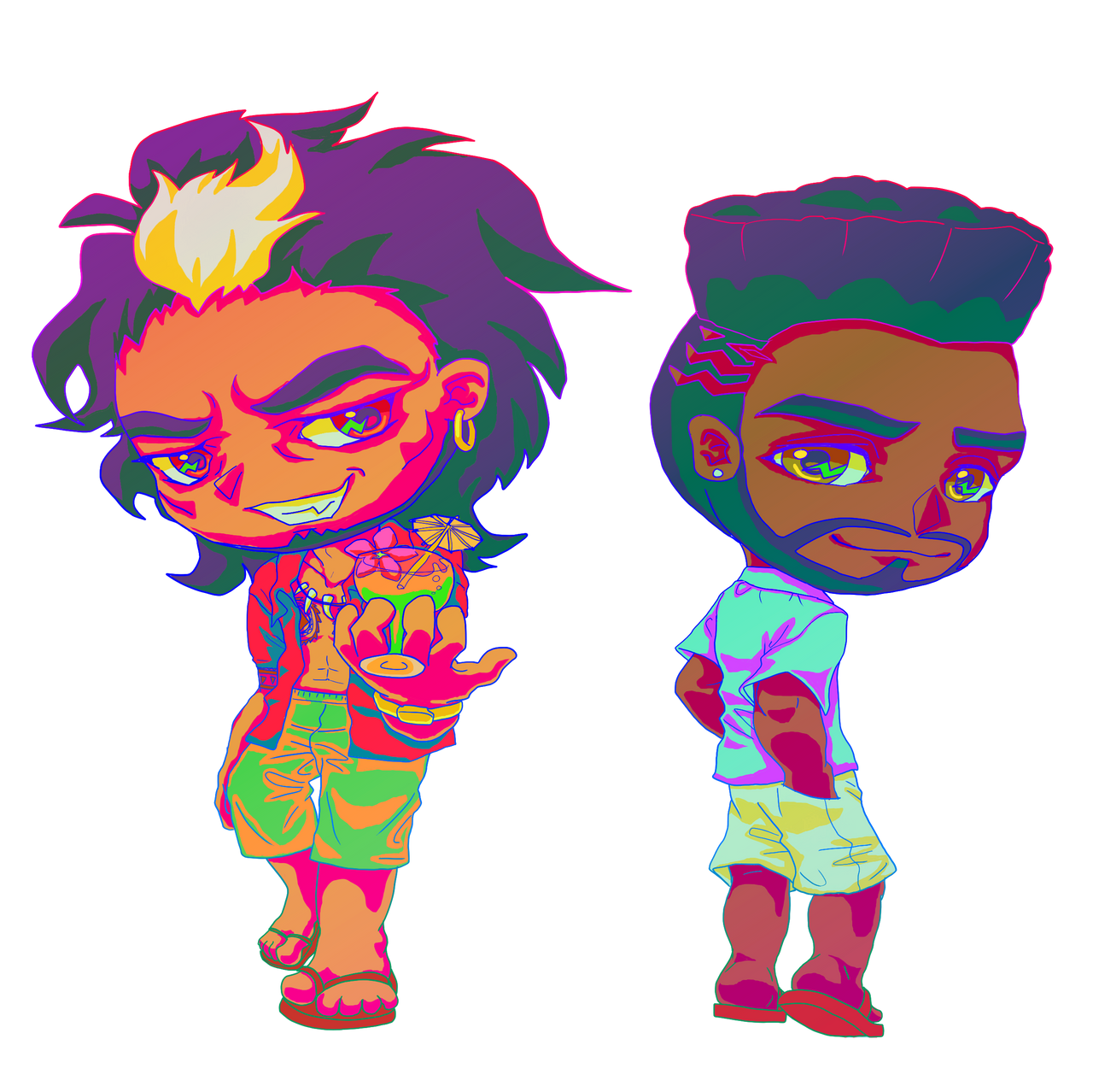 Mauga and Baptiste by SUPERDETUNEDSAW on DeviantArt